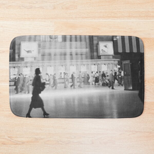 Item preview, Sunbeams, Grand Central Terminal New York City black and white vintage photograph designed and sold by Astrid Arkhangelsky.