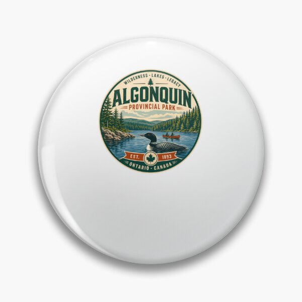 Item preview, Wilderness Lakes Legacy Algonquin Provincial Park Est. 1893 Ontario Canada Outdoors Nature Travel Souvenir designed and sold by Simsimah26Parks.