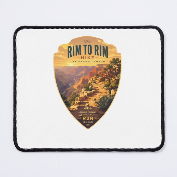 Item preview, The Rim To Rim Hike The Grand Canyon National Park R2R 24.5 Miles Hiker Adventure Souvenir designed and sold by Simsimah26Parks.