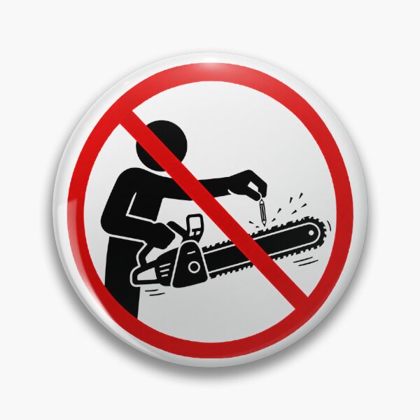 Item preview, Funny Chainsaw Pencil Sharpener Sign designed and sold by MonkiFlipp.
