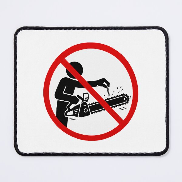 Item preview, Funny Chainsaw Pencil Sharpener Sign designed and sold by MonkiFlipp.