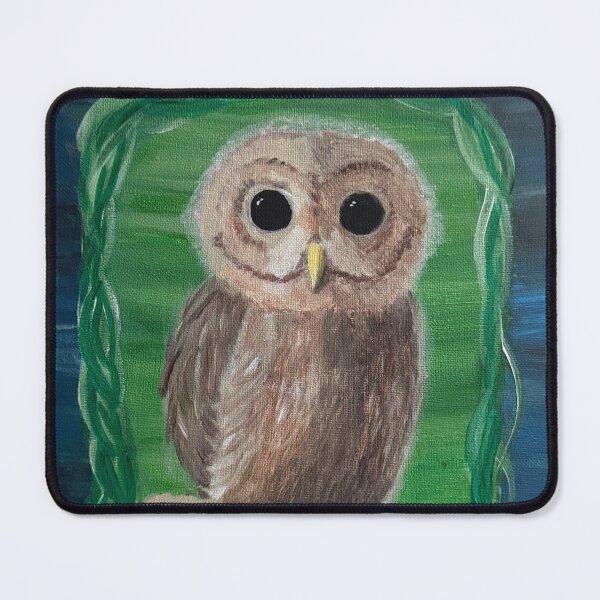 Item preview, Owl Painting designed and sold by PaigeMonaiArt.