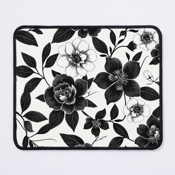 Item preview, Black and White Flower designed and sold by shelteredinside.