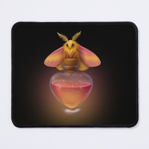 Item preview, Rosy maple moth designed and sold by NoNamesArtwork.