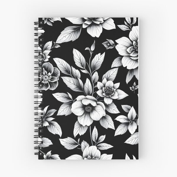 Item preview, Black and White Flower designed and sold by shelteredinside.