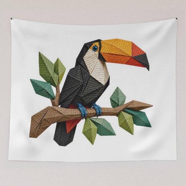 Item preview, Origami Toucan Bird on Branch designed and sold by Snurly.