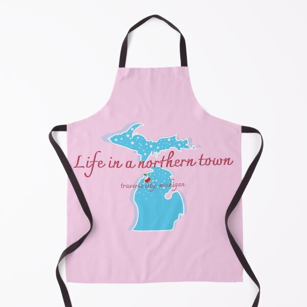 Item preview, Life in a Northern Town – Traverse City | Northern Michigan Artwork designed and sold by FreshWaterWares.