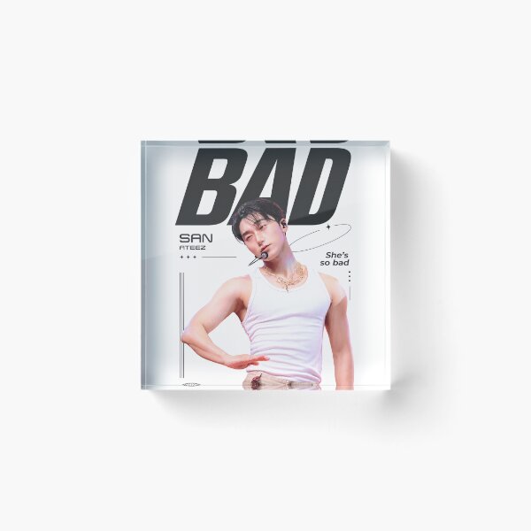 Item preview,  ATEEZ choi san BAD GOLDEN HOUR  Part.5 kpop atiny sexy abs hot Seonghwa, Hongjoong, Yunho, Yeosang, San, Mingi, Wooyoung, Jongho 8 makes 1 team ice on my teeth answer wonderland designed and sold by SilkPajamas.
