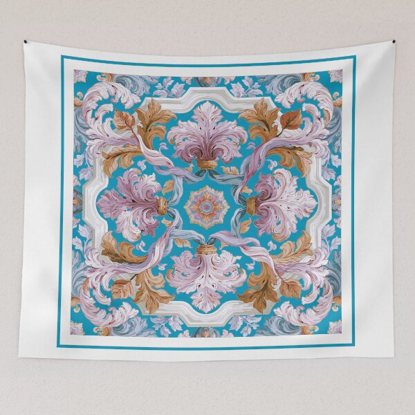 Item preview, Abstract ornament of acanthus leaves and ribbons designed and sold by Tana&tanuc.