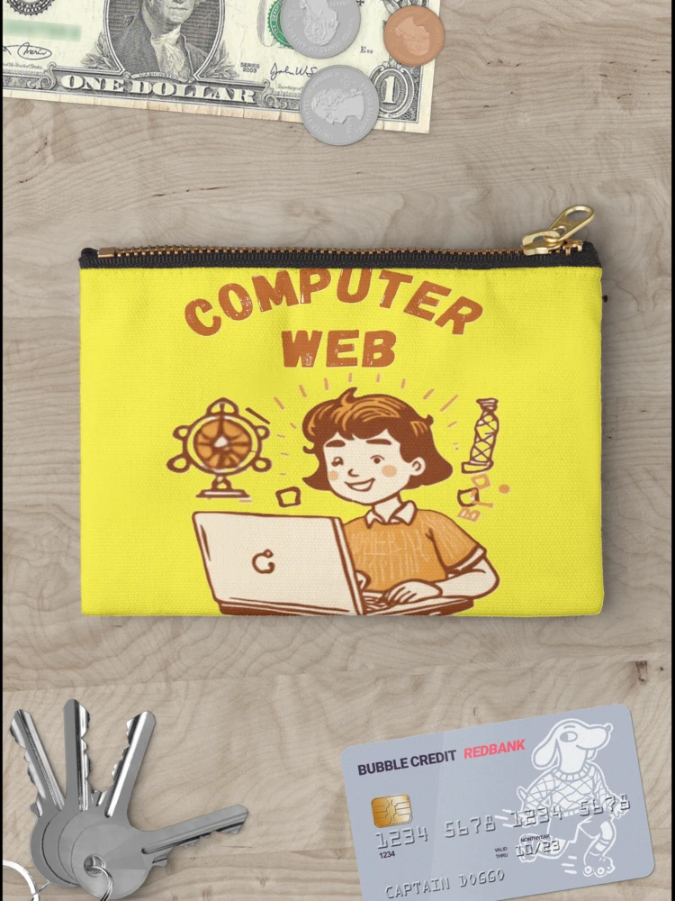 Thumbnail 3 of 4, Zipper Pouch, Computer Web Developer Tech Student designed and sold by MyBestTeeses.