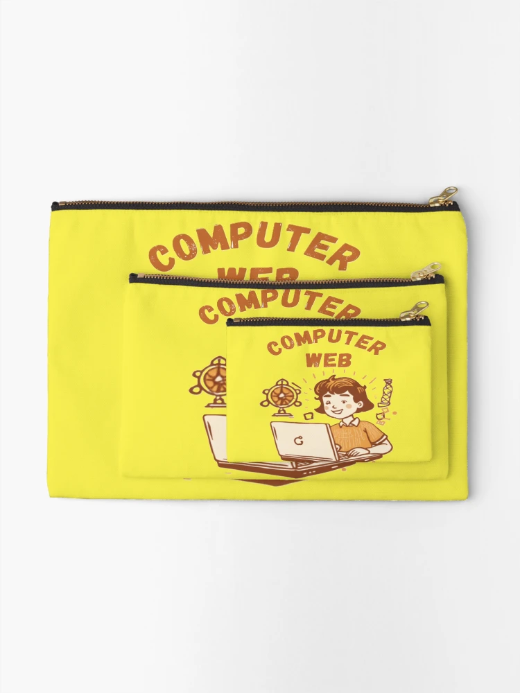 Thumbnail 2 of 4, Zipper Pouch, Computer Web Developer Tech Student designed and sold by MyBestTeeses.