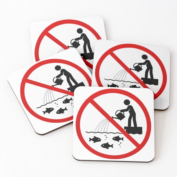 Item preview, Funny Don't Water Fish Sign designed and sold by MonkiFlipp.