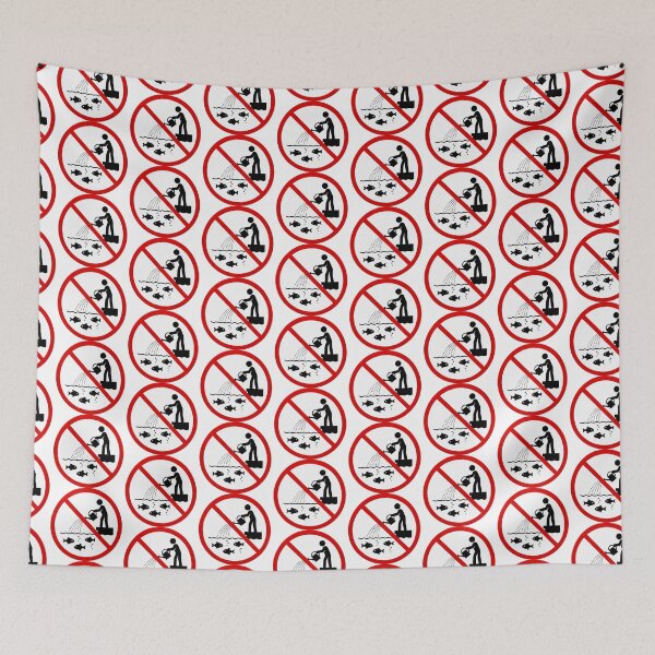 Item preview, Funny Don't Water Fish Sign designed and sold by MonkiFlipp.
