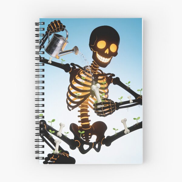 Item preview, Cute Skeleton Watering Bones designed and sold by OksArtStudio.