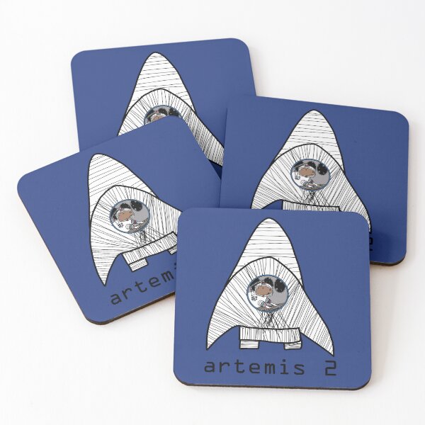 Item preview, Artemis Moon Mission Astronaut Space Captain Capybara designed and sold by ellenhenry.