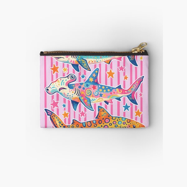 Item preview, Rainbow Hammerhead & Leopard Shark, Summer Beach Graphic Marine Life Gift designed and sold by Addictive design.