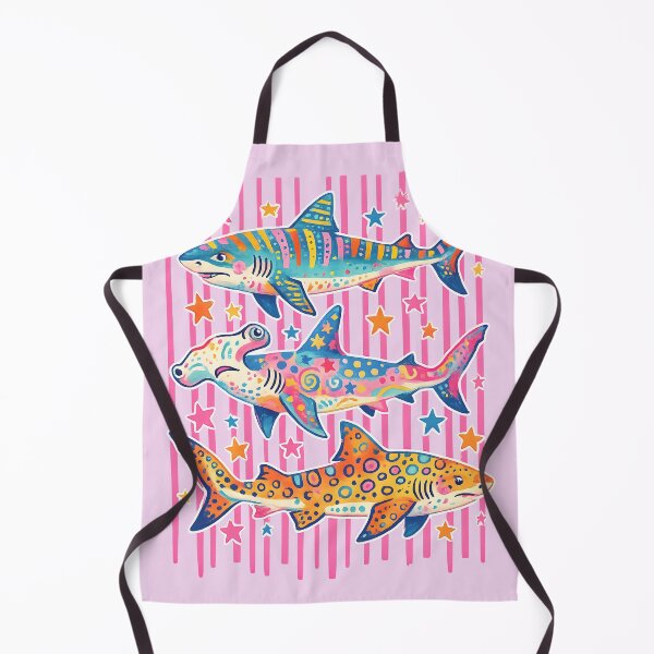 Item preview, Rainbow Hammerhead & Leopard Shark, Summer Beach Graphic Marine Life Gift designed and sold by Addictive design.