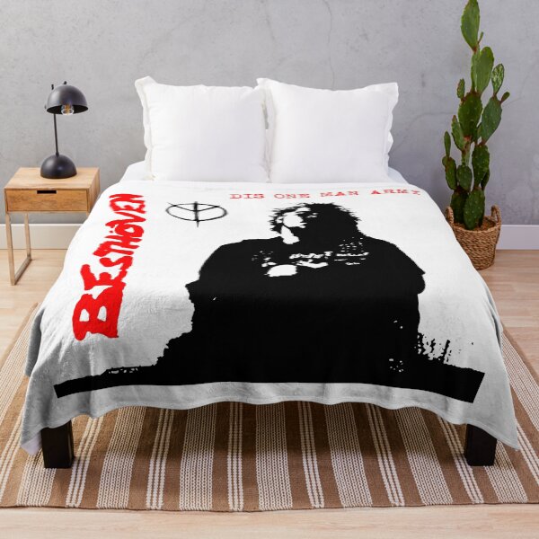 Item preview, Red Typography Crust Punk Silhouette Black designed and sold by nerdyygraphic.