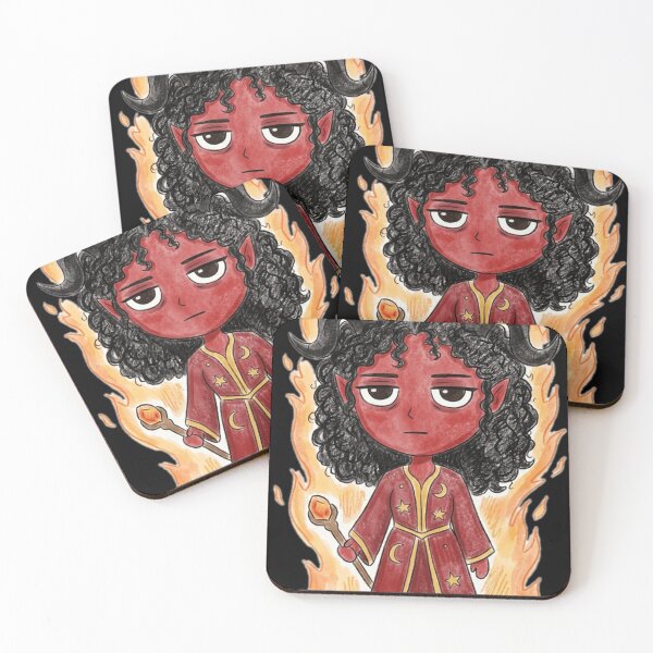 Item preview, Unamused tiefling designed and sold by The King's general goods.