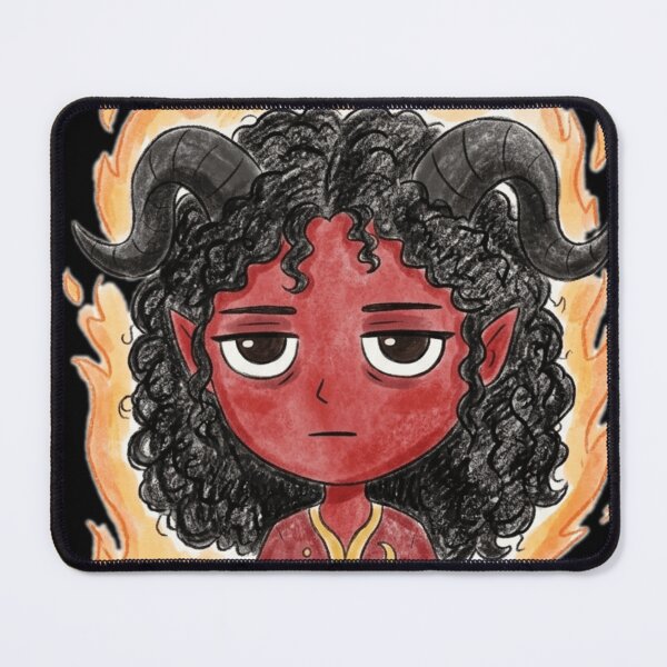 Item preview, Unamused tiefling designed and sold by The King's general goods.