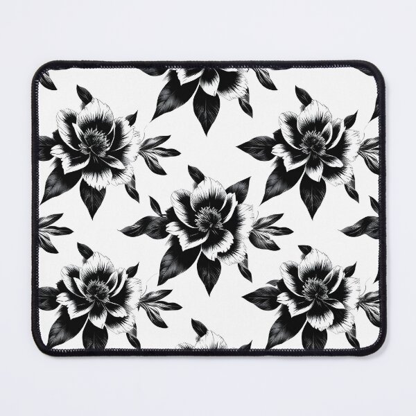 Item preview, Black and White Flower designed and sold by shelteredinside.