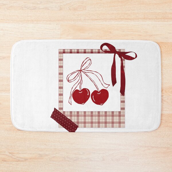 Item preview, Aestetic red bow,cherry designed and sold by BluBlossom.