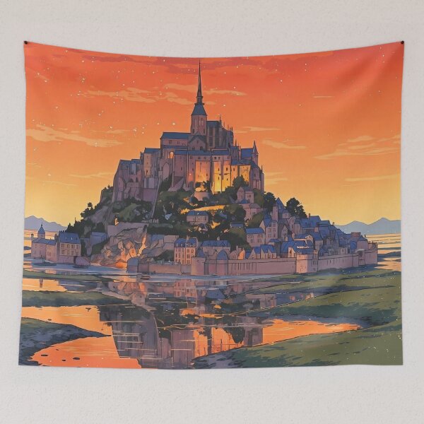 Item preview, Mont Saint - Michel Island Castle designed and sold by newjoseph.