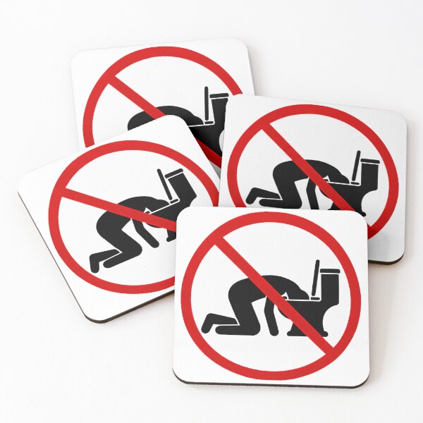 Item preview, Funny Toilet Diving Warning Sign designed and sold by MonkiFlipp.