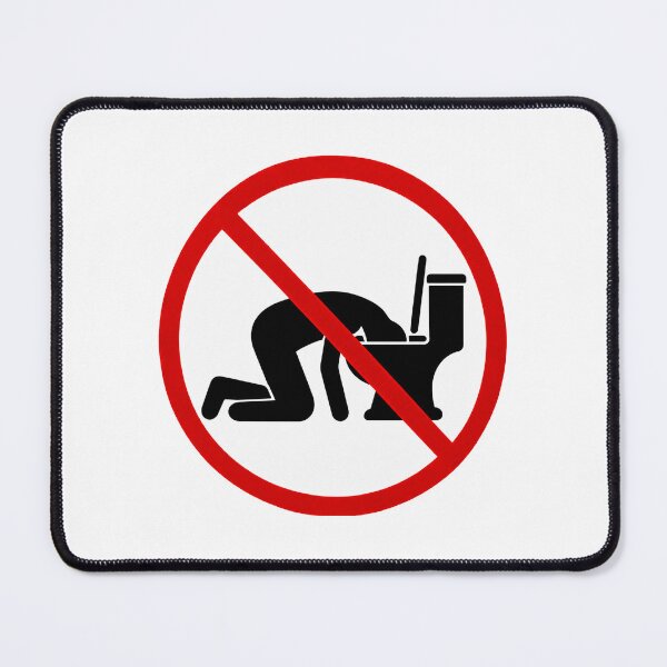 Item preview, Funny Toilet Diving Warning Sign designed and sold by MonkiFlipp.