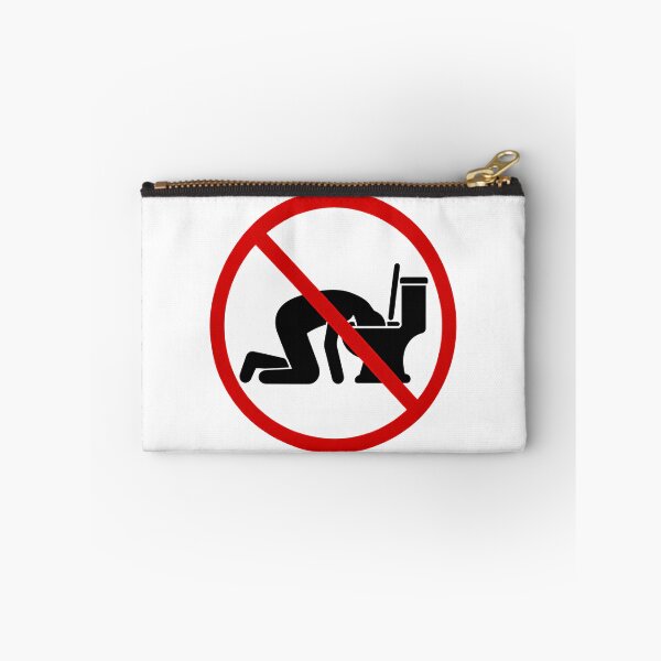 Item preview, Funny Toilet Diving Warning Sign designed and sold by MonkiFlipp.