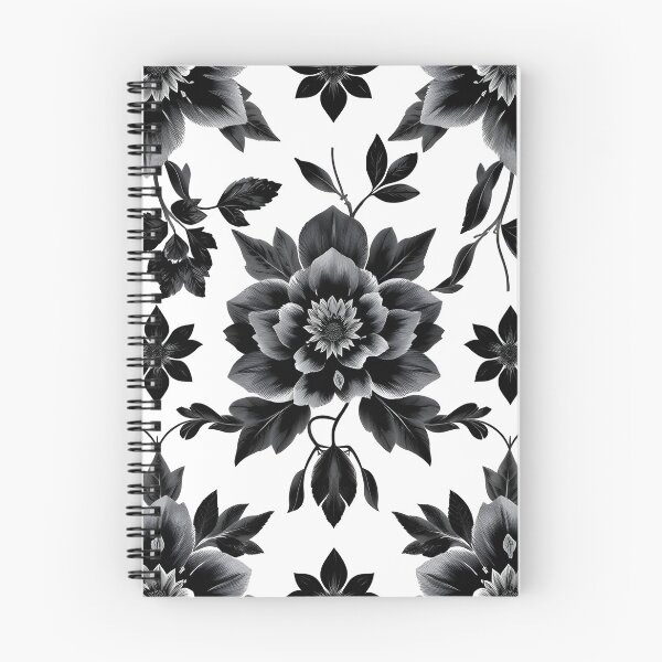 Item preview, Black and White Flower designed and sold by shelteredinside.