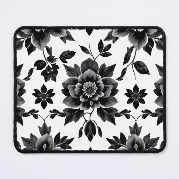 Item preview, Black and White Flower designed and sold by shelteredinside.