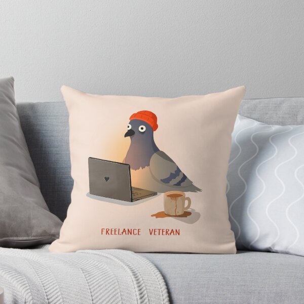Item preview, Freelance Veteran Tired Pigeon Coffee Work designed and sold by CinemaDoor.