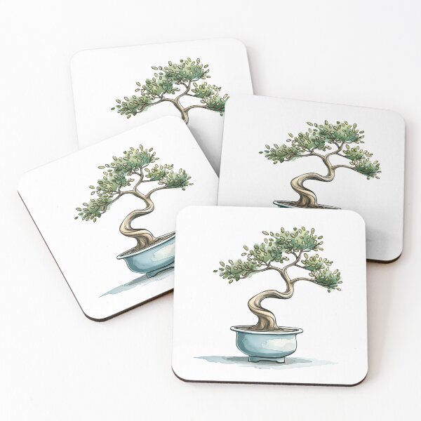 Item preview, Twisted Serenity Bonsai Tree Zen Art designed and sold by T-shirts for hot people .