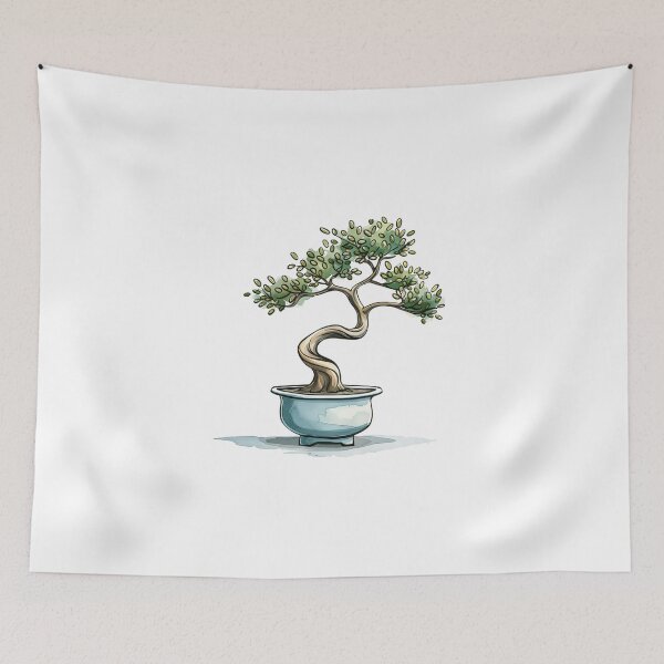 Item preview, Twisted Serenity Bonsai Tree Zen Art designed and sold by T-shirts for hot people .