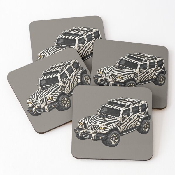 Item preview, Zebra White Adventure SUV — BV-JZW designed and sold by BROHLine Studio.