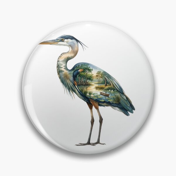 Item preview, Great Blue Heron designed and sold by Roy & Tiffany.