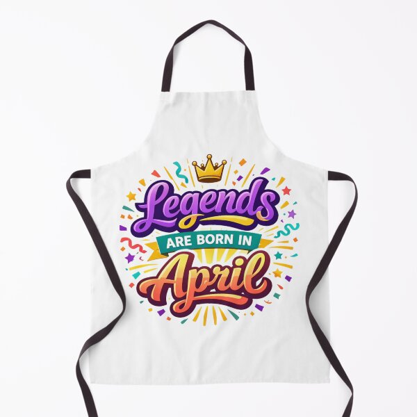 Item preview, Legends Are Born in April | Funny April Birthday Typography T-Shirt designed and sold by rushaib.