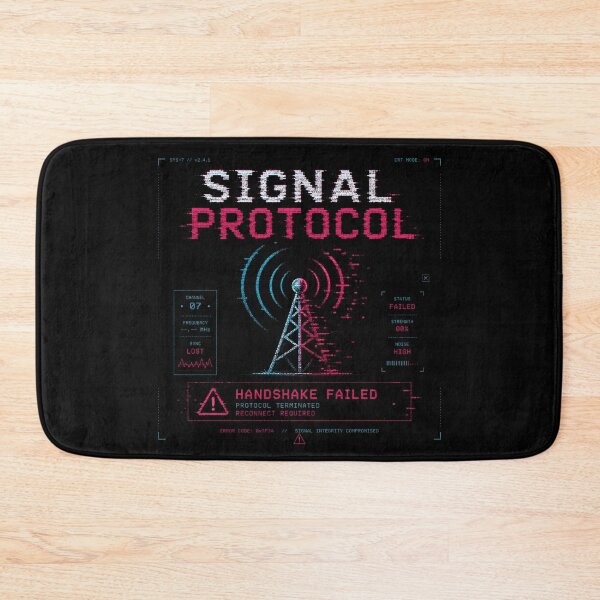 Item preview, Signal Protocol – Handshake Failed Broadcast designed and sold by JupiterGlitchEmpire.