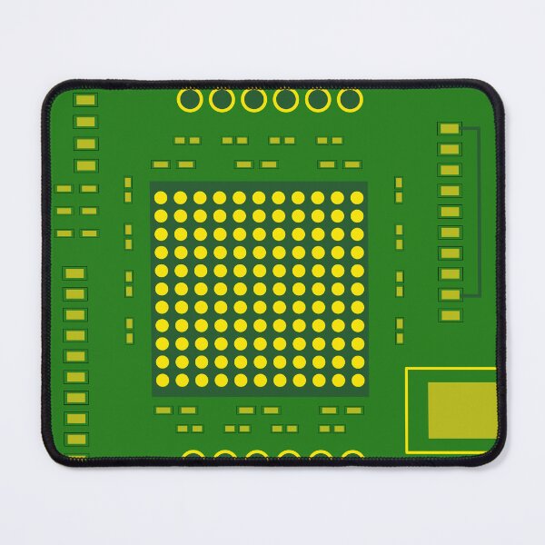 Item preview, Abstract Green and Yellow Motherboard Circuit Board Design designed and sold by Ei-Ei.