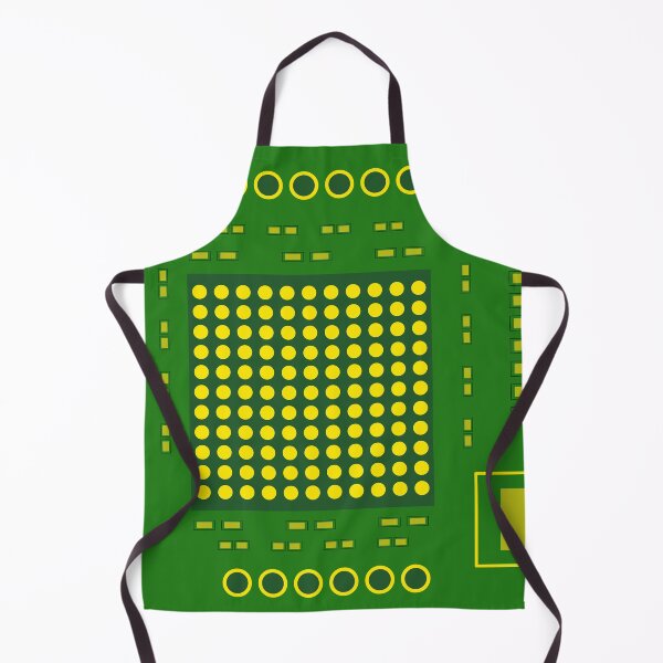 Item preview, Abstract Green and Yellow Motherboard Circuit Board Design designed and sold by Ei-Ei.