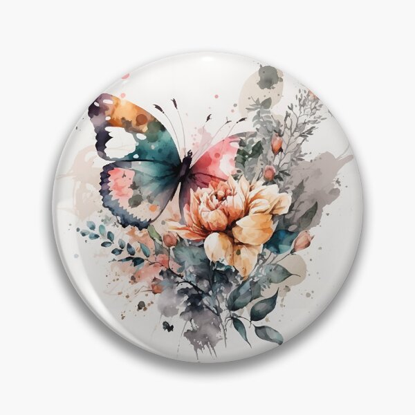 Item preview, Aesthetic Butterfly and Golden Rose Bouquet designed and sold by VibeShift Studio.