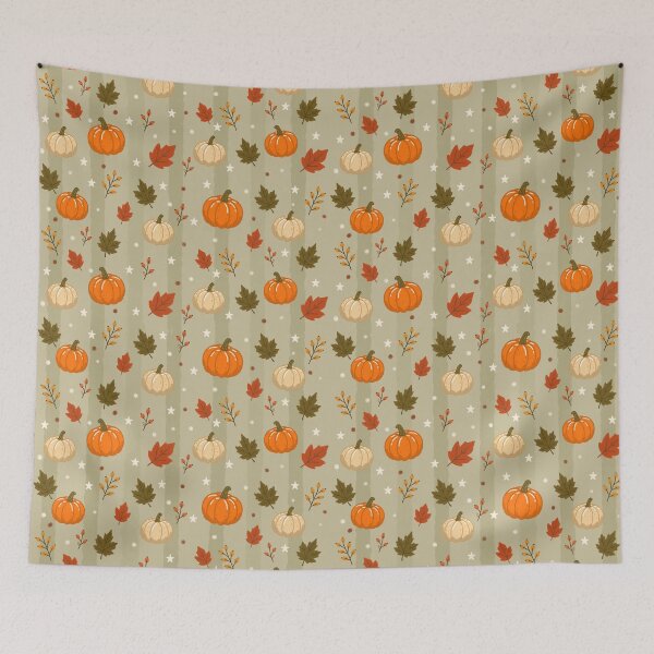 Item preview, Autumn Pumpkin Pattern designed and sold by SoloreCreations.