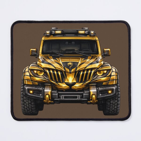 Item preview, Lion Gold Adventure SUV — BV-JLG — Front View designed and sold by BROHLine Studio.