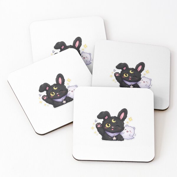 Item preview, Cute Moon Bunny Ghost Friends designed and sold by Bibiirano Store.