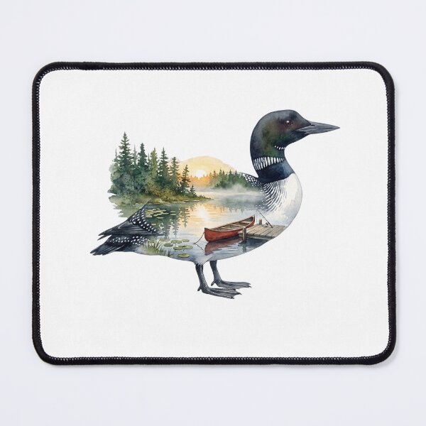 Item preview, Loon Landscape designed and sold by Roy & Tiffany.