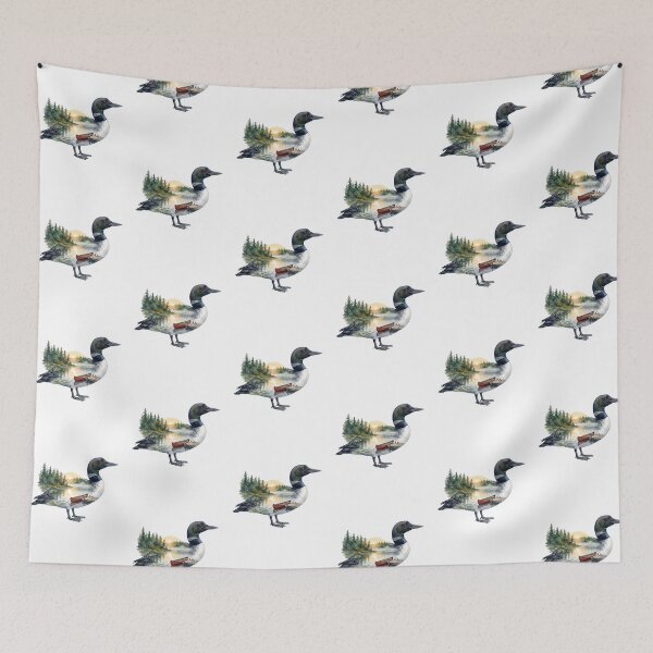 Item preview, Loon Landscape designed and sold by Roy & Tiffany.
