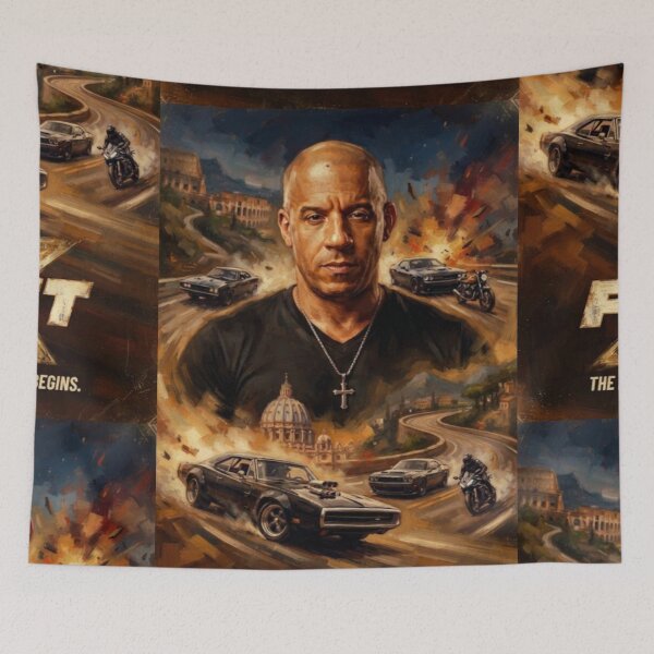 Item preview, Fast X Street Racing Fine Art Tribute designed and sold by Art's Diner.
