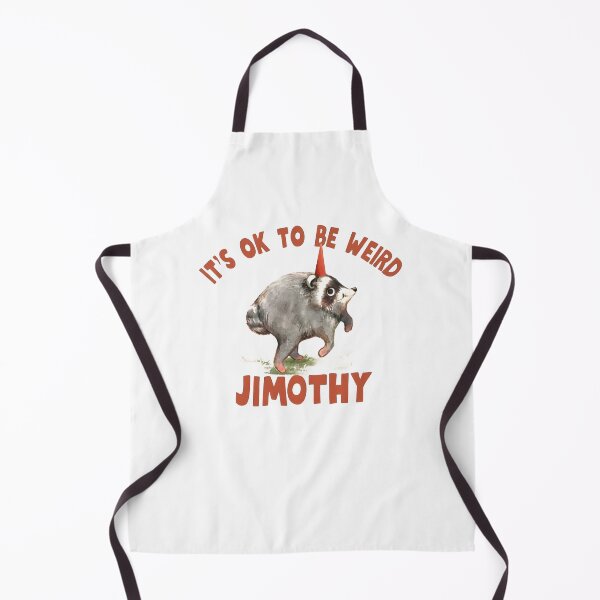 Item preview, It's OK To Be Weird Jimothy Funny Raccoon Meme designed and sold by PixlCrypt.