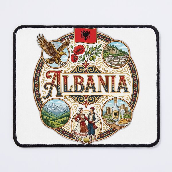 Item preview, Albania designed and sold by FunFitsFactory.